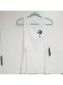 Nike 100% Cotton Solid White Blue Tank Top Size L - photo 4