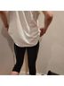 Nike 100% Cotton Solid White Blue Tank Top Size L - photo 8