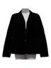 Eddie Bauer 100% Cotton Floral Black Blazer Size 6 - photo 1