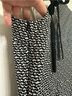 Weekend Max Mara 92% Polyester 8% Elastane 100% Cotton Print Black White Casual Dress Size 8 - photo 4