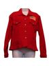 Bill Blass Solid Red Denim Jacket Size M - photo 1