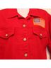 Bill Blass Solid Red Denim Jacket Size M - photo 4