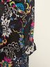 Chico's 100% Silk Floral Multi Color Button-Down Shirt Size 1 - photo 3