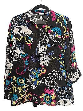 Chico's 3/4 Sleeve Button-Down Shirt (view 1)