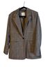 Bagatelle Plaid Gray Brown Blazer Size L - photo 1