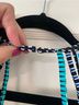 Jag 82% Polyamide 18% Elastane 100% Polyester Aztec Or Tribal Print Teal Blue Black Swimsuit Top Size M - photo 6