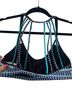 Jag 82% Polyamide 18% Elastane 100% Polyester Aztec Or Tribal Print Teal Blue Black Swimsuit Top Size M - photo 2