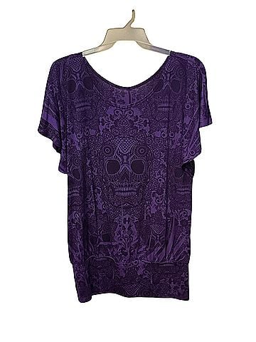Poliana Plus Short Sleeve Blouse (view 2)