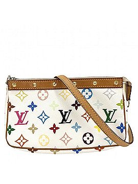 Louis Vuitton Louis Vuitton Shoulder Bag for Women, Pochette Accessoires, Bag, Crossbody LOUIS VUITTON M92649, Monogram Multicolor, White, Multicolor (view 1)