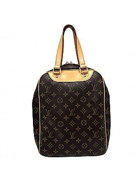 Louis Vuitton Louis Vuitton handbag for women, Monogram Excursion shoe bag, LOUIS VUITTON M41450, brown with gold hardware. (view 1)