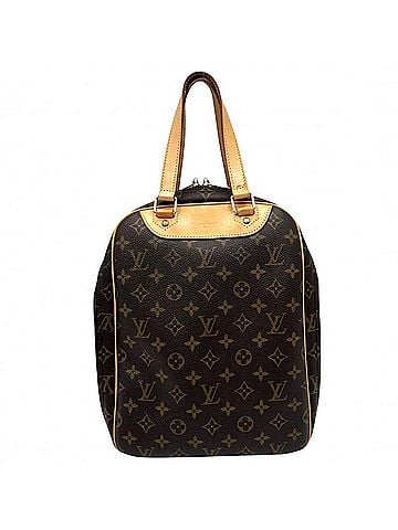 Louis Vuitton Louis Vuitton handbag for women, Monogram Excursion shoe bag, LOUIS VUITTON M41450, brown with gold hardware. (view 1)