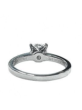 Tiffany & Co. Tiffany &amp; Co. Novo Brilliant Engagement Ring for Women, Cushion Cut Pave Diamond, Platinum 950, Approx. 1.00ct, Silver (view 2)