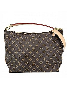 Louis Vuitton Louis Vuitton handbag for women, Monogram Suli PM, one-shoulder bag, shoulder cross-body LOUIS VUITTON M40586, brown, gold hardware. (view 1)