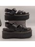 Dr. Martens 100% Leather Solid Black Sandals Size EU 37 - photo 12
