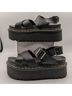 Dr. Martens 100% Leather Solid Black Sandals Size EU 37 - photo 5