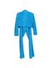 Nasty Gal Inc. 100% Polyester Solid Teal Blazer Size 6 - photo 6