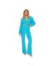 Nasty Gal Inc. 100% Polyester Solid Teal Blazer Size 6 - photo 1