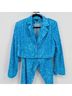 Nasty Gal Inc. 100% Polyester Solid Teal Blazer Size 6 - photo 4