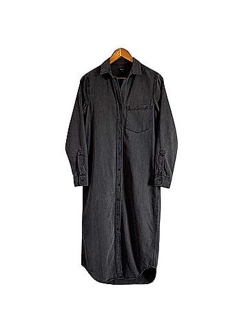 Quince Maxi Shirt Dress Casual Dress (view 1)