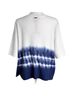 DKNY 100% Cotton Print White Blue Pullover Sweater Size XS - photo 2