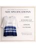 DKNY 100% Cotton Print White Blue Pullover Sweater Size XS - photo 11