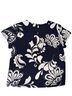 Ann Taylor 100% Polyester 92% Polyester 8% Spandex Floral Blue White Short Sleeve Blouse Size S - photo 2