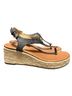 MICHAEL Michael Kors Black Gold Sandals Size 7 - photo 1