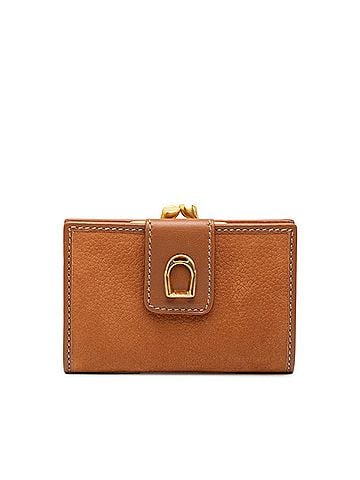 Gucci Gucci coin purse/wallet, brown leather, women's. (view 1)