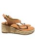 MICHAEL Michael Kors Brown Gold Sandals Size 7 - photo 1
