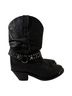 Shyanne Black Ankle Boots Size 7 1/2 - photo 2