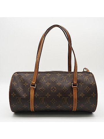 Louis Vuitton LOUIS VUITTON Monogram Papillon 30 M51365 Handbag Brown Leather Women's (view 2)