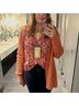 Lumiere Orange Sweater Vest Size M - photo 5