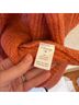 Lumiere Orange Sweater Vest Size M - photo 4