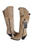 Dan Post 100% Leather Solid Brown Tan Boots Size 9 1/2 - photo 2