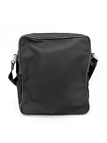 Prada Prada Shoulder Bag for Men and Women, Crossbody Bag, Triangle Logo, Unisex, PRADA 2VH112, Nylon, Black, Silver Hardware (view 2)