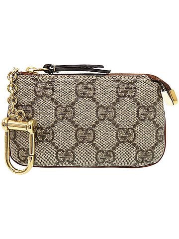 Gucci Gucci 447964 GG Supreme Beige Wallet/Coin Case 1001GUCCI (view 1)