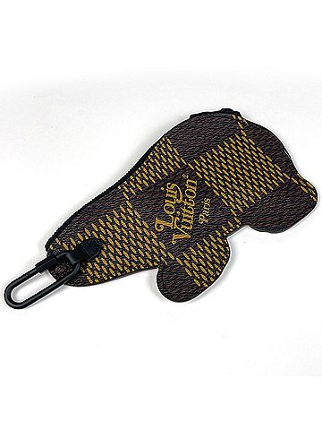Louis Vuitton Louis Vuitton Coin Card Holder Bear Damier Giant NIGO Wallet/Coin Case Brown White N60387 Women's (view 2)