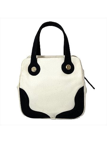 Chanel Chanel Marshmallow Bag Tote Bag, Canvas, White, Gold Hardware, 7-digit serial number in the 8-series, Women's. (view 2)