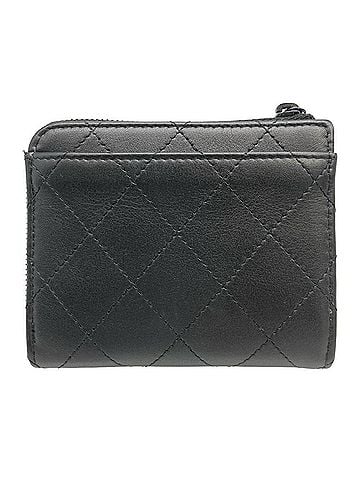 Chanel Chanel CHANEL So Black Compact Wallet/Coin Case Leather AP3997 Hardware Coco Mark L-shaped Zipper Men's Women's (view 2)