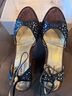 Steve Madden Polka Dots Blue White Wedges Size 10 - photo 3