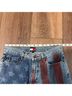 Tommy Hilfiger 100% Cotton Print Red Blue Jeans Size 29 - photo 8