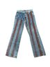 Tommy Hilfiger 100% Cotton Print Red Blue Jeans Size 29 - photo 1