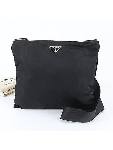 Prada Prada Tessuto Nylon Triangle Logo Leather Shoulder Bag Messenger for Men (view 1)