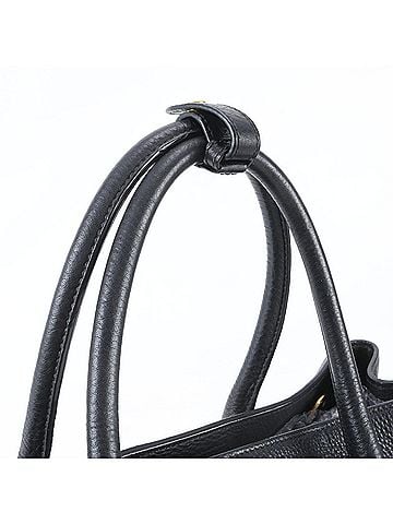 Prada Prada Triangle Logo Leather Tote Bag/Handbag/Shoulder Bag (BN2694) with Guarantee Card - Women's (view 2)