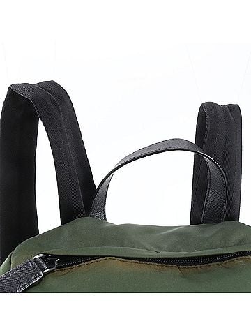 Prada Prada Tessuto Nylon Triangle Logo Backpack Handbag for Men (view 2)