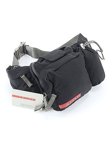 Prada Prada Sport 4VA056 2-Way Body Bag/Waist Pouch (Black) - Men's with Guarantee Card (view 1)