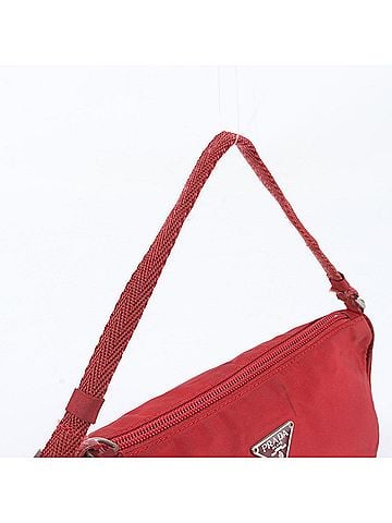 Prada Prada Tessuto Nylon Triangle Logo Handbag, Pouch, Brand Name, Women's (view 2)