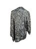 Chico's 100% Nylon 85% Polyester 15% Spandex Print Silver Gray Jacket Size XL - photo 2