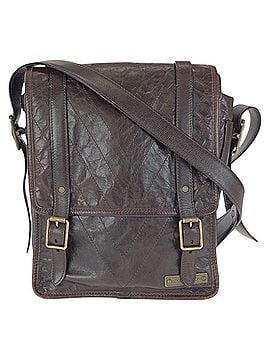Louis Vuitton LOUIS VUITTON Cuir Soana Trotteur Brown Leather Shoulder Bag with Gold Hardware M95688 (Women's) (view 1)