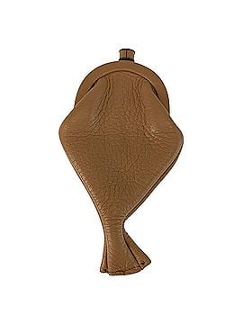 Bottega Veneta BOTTEGA VENETA Bottega Veneta Fish Pattern Brown Leather Wallet/Coin Purse for Women (view 2)